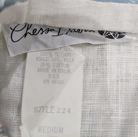 Chessa Davis 70s Vintage Boho Floral Skirt sz M - Picture 4 of 8